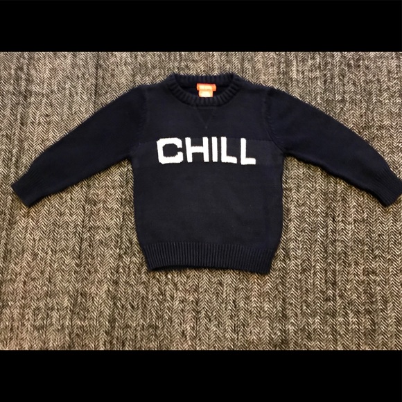 Joe fresh graphic navy sweater size 2t